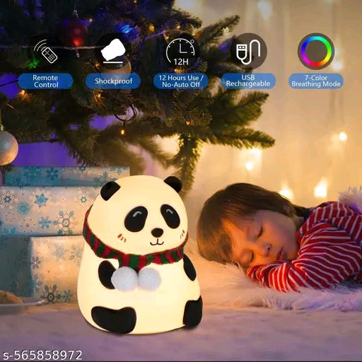 Silicone panda lamp