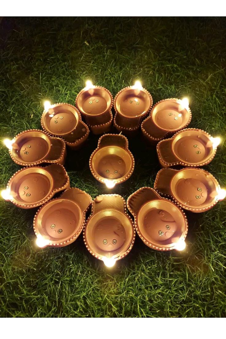 ✨ "Light up your Diwali with smart glow — Water Sensor Diya Lamps that shine when touched by water!” 💧🪔